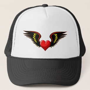 Winged Heart Trucker Hat