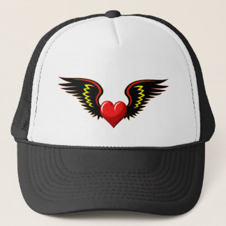 Winged Heart Trucker Hat