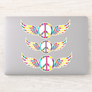 Winged Hippie Peace Symbol Thunder_Cove