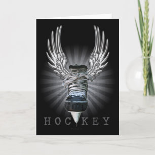 Winged Hockey Card