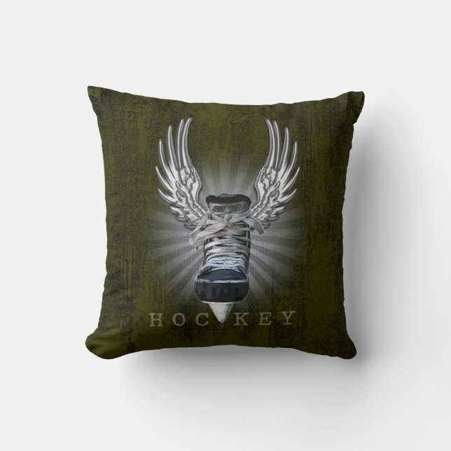 Winged Hockey Cushion (Front)