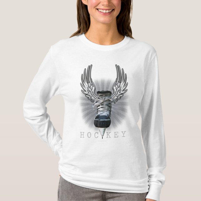 Winged Hockey T-Shirt (Front)