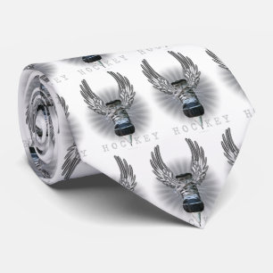 Winged Hockey tie