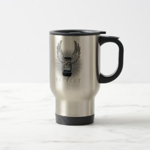 Winged Hockey Travel Mug