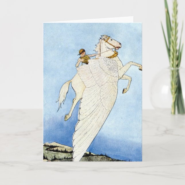 Winged Horse Card (Front)