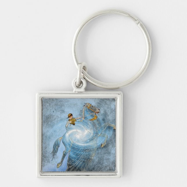 Winged Horse Keychain (Front)