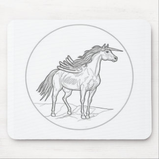 Winged Horse 🐴 Mouse Mat