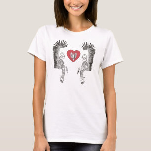 Winged Hussar White Eagle Red Heart Polish Patriot T-Shirt