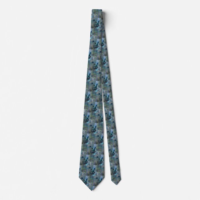 Winged idea abstract tie (Front)