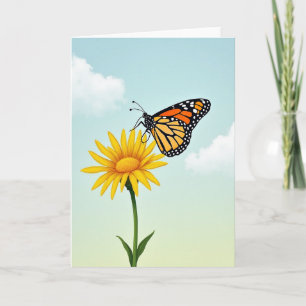 Winged Insect Floral Mothers Day Card