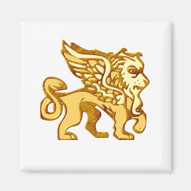Winged Lion Magnet (Front)