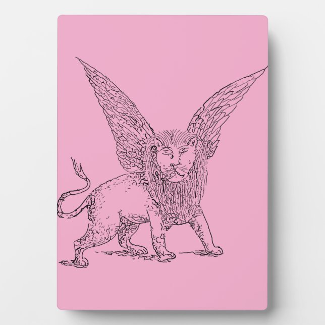 Winged lion symbol of Saint Mark  Plaque (Front)