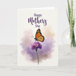 Winged Mothers Day Flower Card