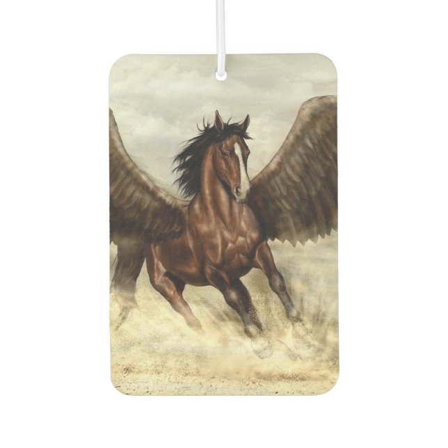 Winged Pegasus   Car Air Freshener (Front)
