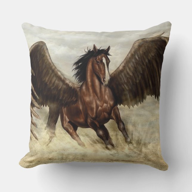 Winged Pegasus  Cushion (Front)