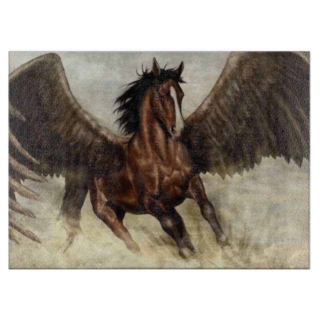 Winged Pegasus   Cutting Board (Front)
