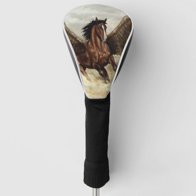 Winged Pegasus   Golf Head Cover (Front)