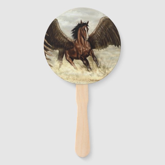 Winged Pegasus   Hand Fan (Front)