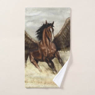 Winged Pegasus Hand Towel