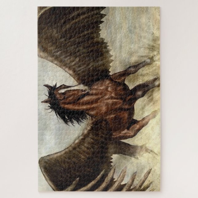 Winged Pegasus   Jigsaw Puzzle (Vertical)
