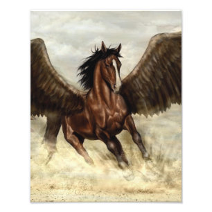 Winged Pegasus   Photo Print