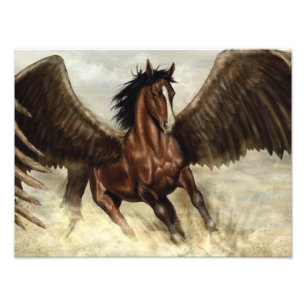 Winged Pegasus   Photo Print