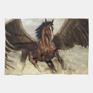 Winged Pegasus   Tea Towel