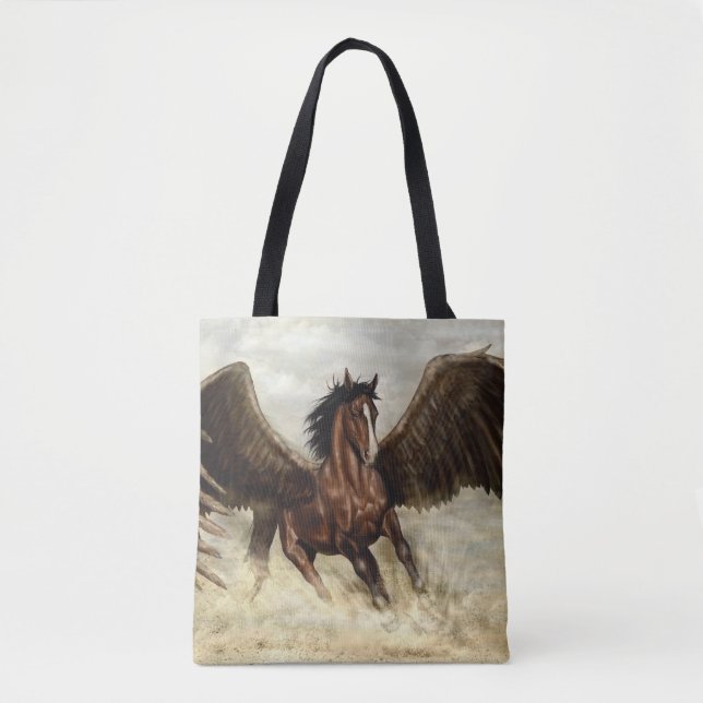Winged Pegasus   Tote Bag (Front)