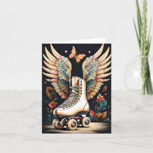 Winged Roller Skate  Card