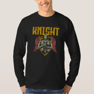 Winged Shield Knight Emblem T-Shirt