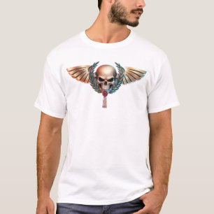Winged Skull Emblem of Honour T-Shirt