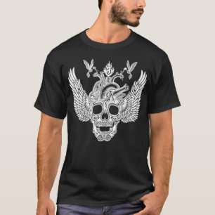 Winged Skull  Emek Artman  T-Shirt