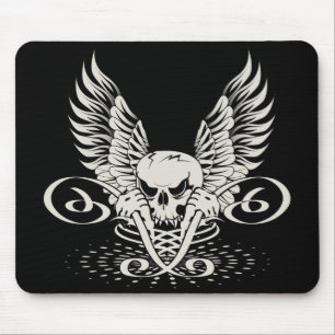 Winged Skull Mouse Mat