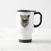 Winged Skull Travel Mug by Gregg's Deep Colours