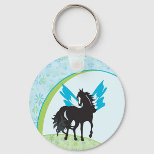 Winged Steed Keychain