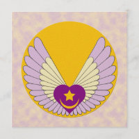 Winged Sufi Heart Invitation