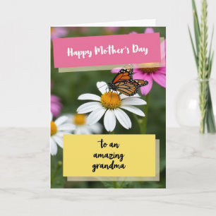 Winged Sweet Mothers Day Card