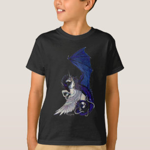 WINGED unicorn and Dragon T-Shirt