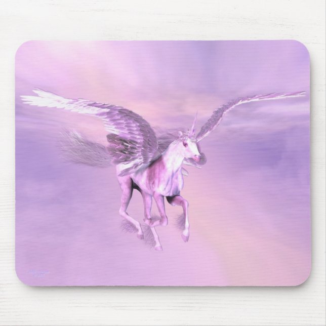Winged Unicorn MousePad (Front)