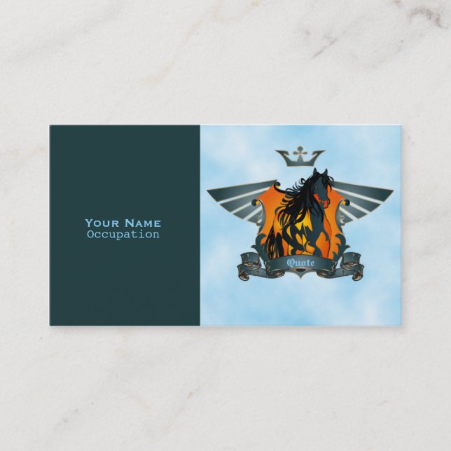 Winged Victory - Business Card (Front)