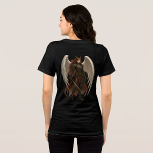 Winged Warrior Angel – Fantasy Art Design Tri-Blend Shirt