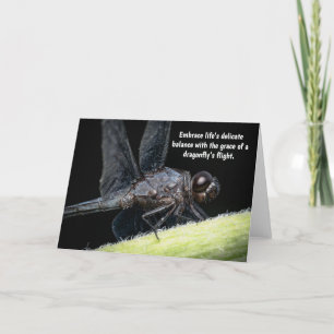 “Winged Wisdom - The Dragonfly’s Tale” Thank You Card
