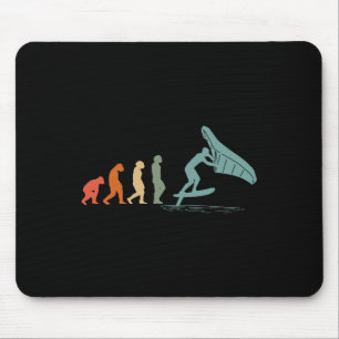 Wingfoil-surfer Wingfoiling-board Vintage Wing-foi Mouse Mat