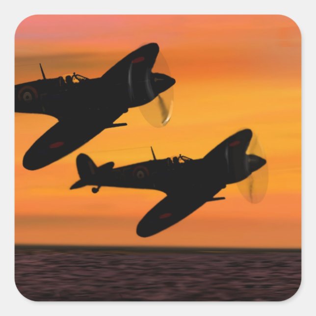 WINGMAN. SQUARE STICKER (Front)