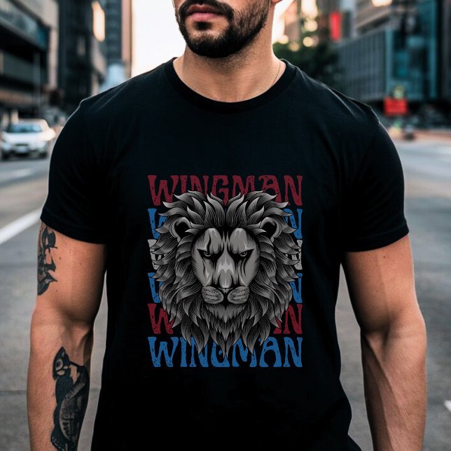 Wingman Vintage - Funny Bro Statement T-Shirt (Creator Uploaded)