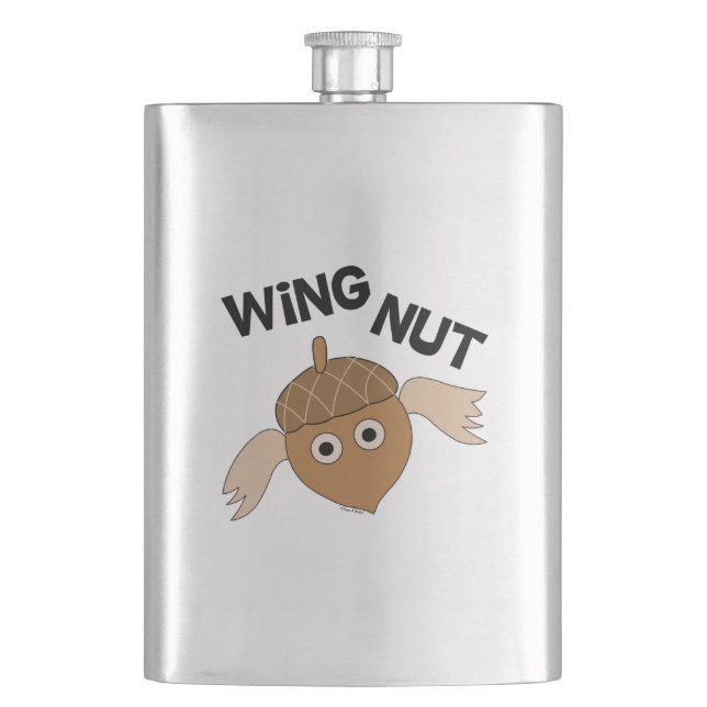 Wingnut Hip Flask (Front)