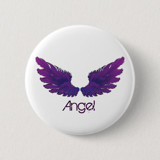 Wings 6 Cm Round Badge