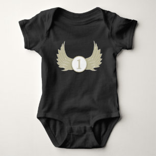 Wings (Age 1) - Baby Jersey Bodysuit Bodysuit