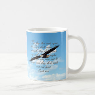 Wings as Eagles, Isaiah 40:31 Christian Bible Coffee Mug