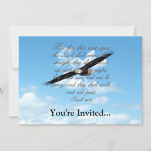 Wings as Eagles, Isaiah 40:31 Christian Bible Invitation
